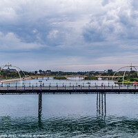 Buy canvas prints of Southport Pier and Marina  by Phil Longfoot