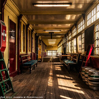 Buy canvas prints of Old Yorkshire Train Station. by Phil Longfoot