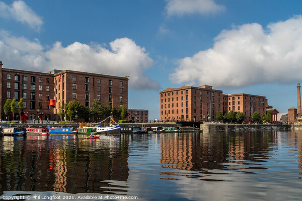 Royal Albert Dock Liverpool Picture Board by Phil Longfoot