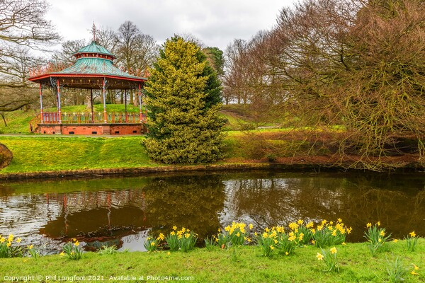 A Springtime scene in a Liverpool park Picture Board by Phil Longfoot