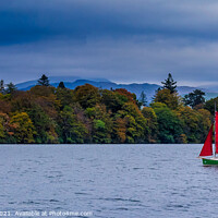 Buy canvas prints of Sailing on Lake Windermere  by Phil Longfoot