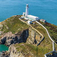 Buy canvas prints of South Stack Lighthouse Anglesey Wales   by Phil Longfoot