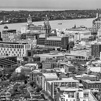 Buy canvas prints of Liverpool City Centre from the tower of Cathedral by Phil Longfoot