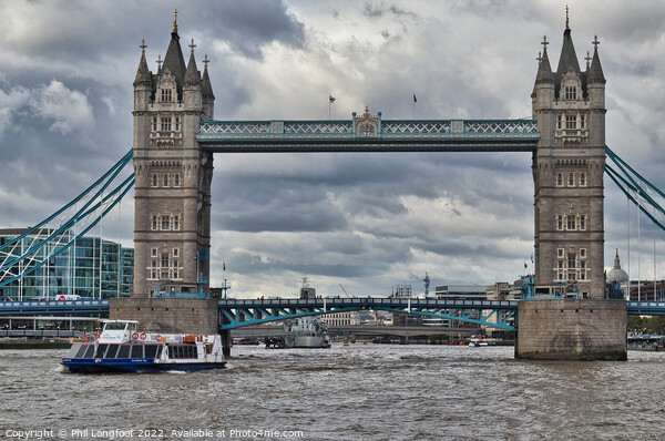 Tower Bridge London Picture Board by Phil Longfoot