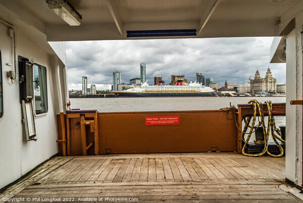 View of Liverpool from the Mersey Ferry  Picture Board by Phil Longfoot