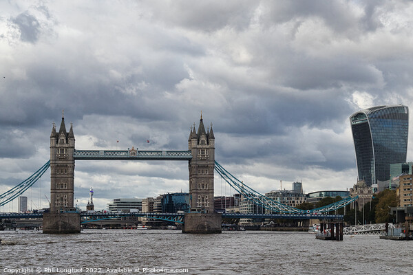 River Thames London Picture Board by Phil Longfoot