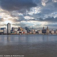 Buy canvas prints of Liverpool Waterfront Sunrise by Phil Longfoot