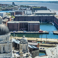 Buy canvas prints of View from Royal Liver Building Liverpool.  by Phil Longfoot