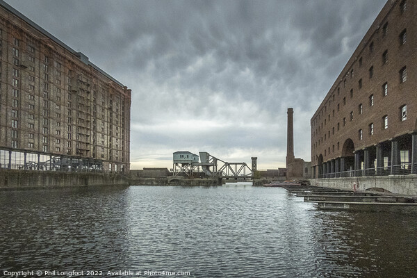 Stanley Dock Liverpool Picture Board by Phil Longfoot
