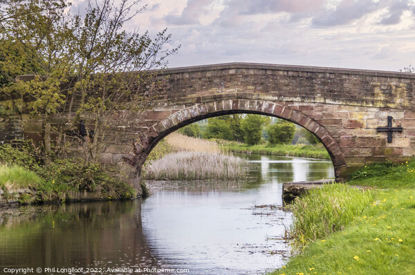 Canal bridge over Leeds Liverpool Canal near Liverpool Picture Board by Phil Longfoot