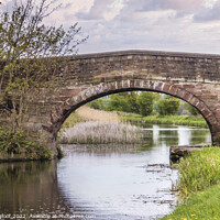 Buy canvas prints of Canal bridge over Leeds Liverpool Canal near Liverpool by Phil Longfoot