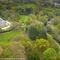 Buy canvas prints of Sefton Park Liverpool by air by Phil Longfoot