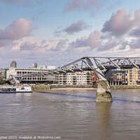 Buy canvas prints of Millennium Bridge, London by Phil Longfoot