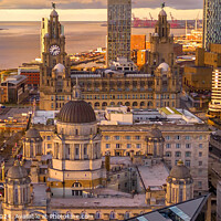 Buy canvas prints of The beautiful historic architecture of Liverpool Waterfront. by Phil Longfoot