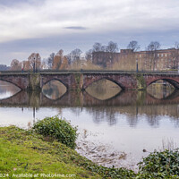 Buy canvas prints of The Old Dee Bridge Chester  by Phil Longfoot