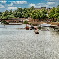 Buy canvas prints of River Dee Chester  by Phil Longfoot
