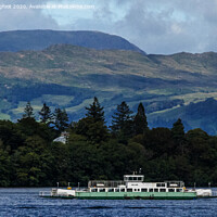 Buy canvas prints of Lake Windermere Ferry by Phil Longfoot