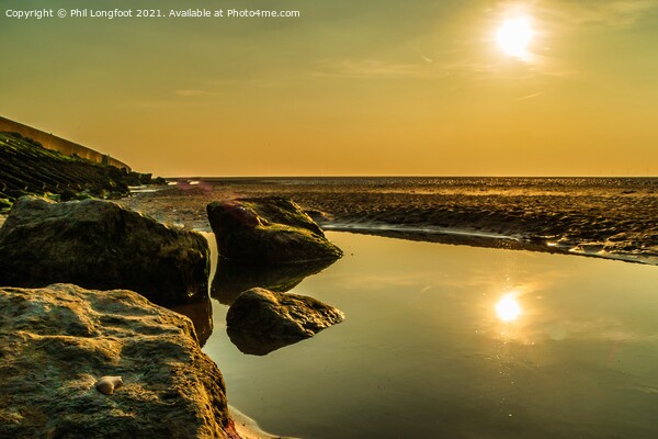 Reflections on the North Wirral Coast Picture Board by Phil Longfoot