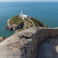 Buy canvas prints of South Stack Lighthouse Anglesey Wales   by Phil Longfoot
