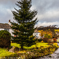 Buy canvas prints of River through Calbeck Village Cumbria  by Phil Longfoot