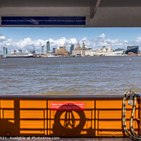 Buy canvas prints of Man travels on Ferry and remembers his youth by Phil Longfoot