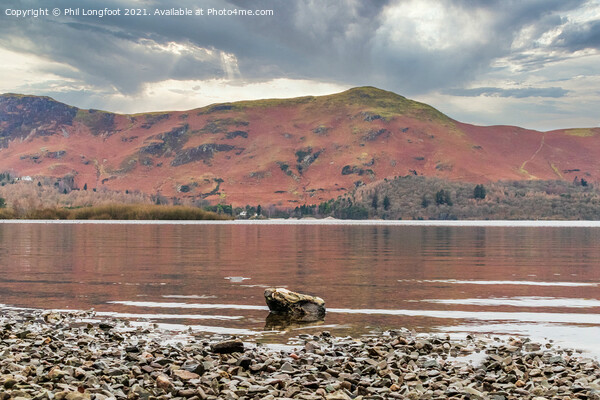 Derwentwater Lake and Catbells mountain range  Picture Board by Phil Longfoot