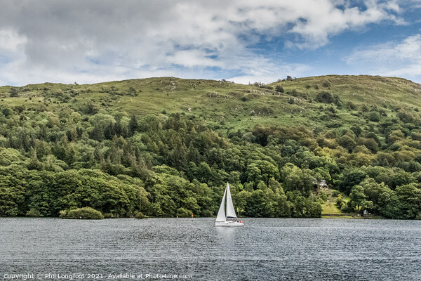 Sailing on Windermere  Picture Board by Phil Longfoot