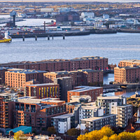 Buy canvas prints of Royal Albert Dock from Liverpool Cathedral  by Phil Longfoot