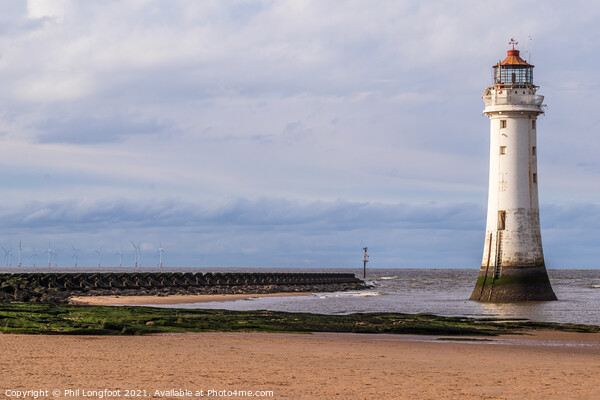 New Brighton Lighthouse  Picture Board by Phil Longfoot