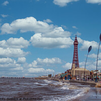 Buy canvas prints of Blackpool seafront  by Phil Longfoot