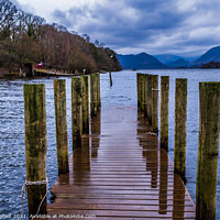 Buy canvas prints of Derwentwater jetty by Phil Longfoot