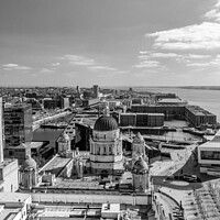 Buy canvas prints of Views from Royal Liver Building Liverpool  by Phil Longfoot