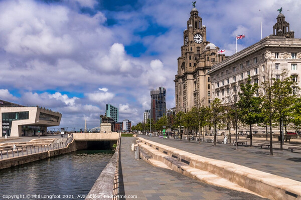 Pier Head Liverpool  Picture Board by Phil Longfoot