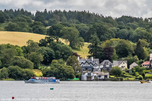 Lake Windermere Cumbria  Picture Board by Phil Longfoot