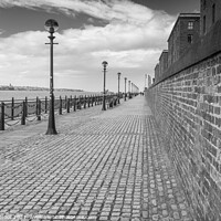 Buy canvas prints of Old quayside walk Liverpool  by Phil Longfoot