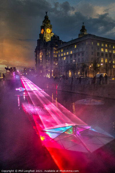 River of Light festival Liverpool  Picture Board by Phil Longfoot