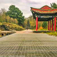Buy canvas prints of Old Chinese Pagoda in a Liverpool park by Phil Longfoot