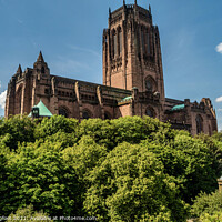 Buy canvas prints of Liverpool Cathedral on the mount by Phil Longfoot
