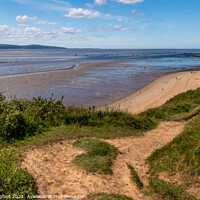 Buy canvas prints of View over River Dee Wirral from Thurstaston Common. by Phil Longfoot