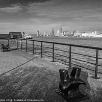 Buy canvas prints of Views over River Mersey towards Liverpool by Phil Longfoot