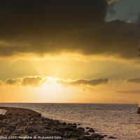 Buy canvas prints of New Brighton Lighthouse Sunset by Phil Longfoot
