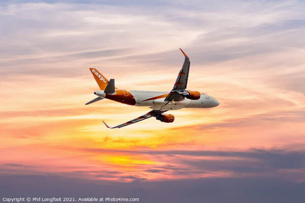 Flying into the sunset  Picture Board by Phil Longfoot