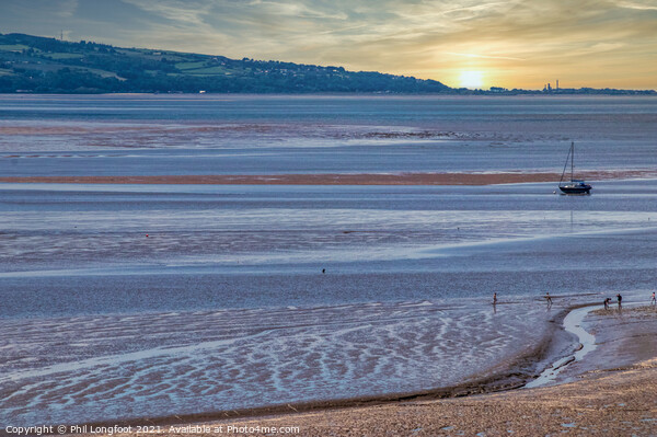 Dee Estuary at sunset Picture Board by Phil Longfoot