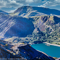 Buy canvas prints of Snowdonia Mountain Range from Dinorwic Quarry  by Phil Longfoot