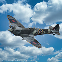 Buy canvas prints of Splended Spitfire  by Phil Longfoot
