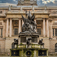 Buy canvas prints of Nelson Memorial and Town Hall Liverpool  by Phil Longfoot