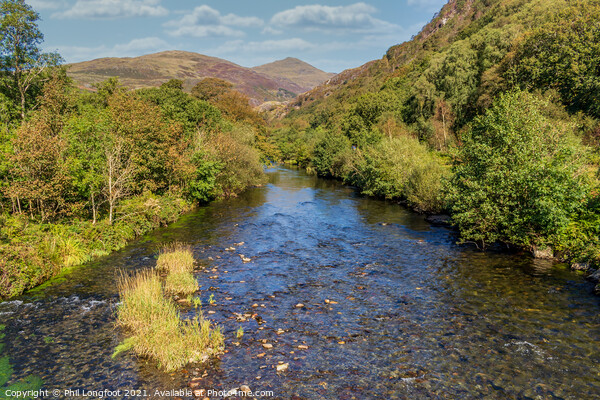 River Glaslyn Beddgelert Snowdonia Picture Board by Phil Longfoot