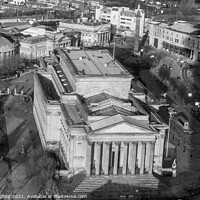 Buy canvas prints of St George's Hall Liverpool from 450 feet in the ai by Phil Longfoot