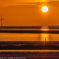 Buy canvas prints of Running in the sunset Crosby by Phil Longfoot