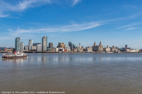 Ferry across the Mersey  Picture Board by Phil Longfoot